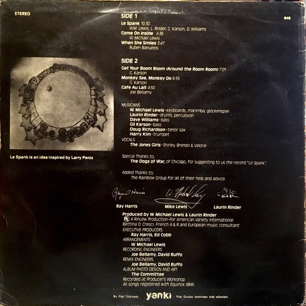 Le Pamplemousse : Le Spank (LP, Album)