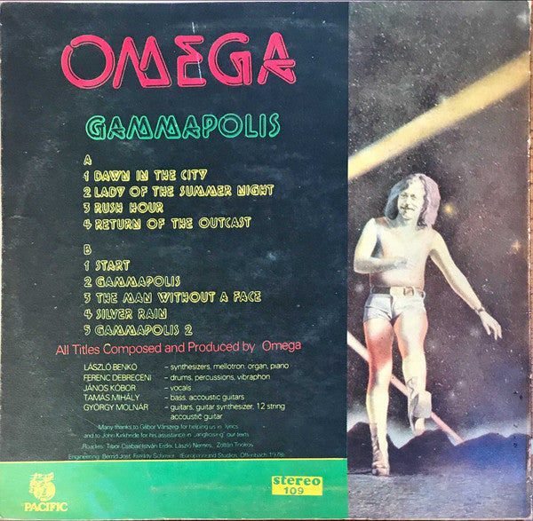 Omega (5) : Gammapolis (LP, Album,  )