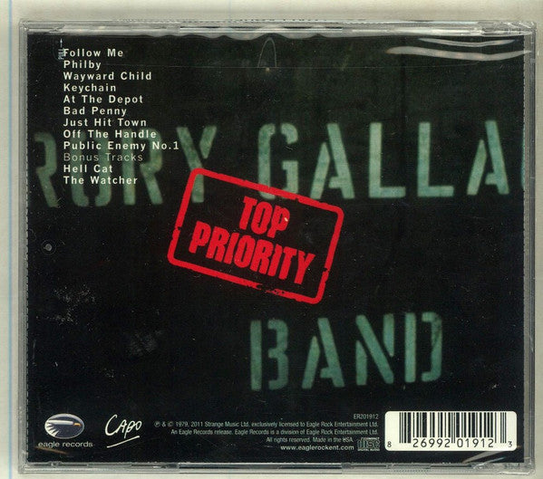 Rory Gallagher : Top Priority (CD, RE, RM)
