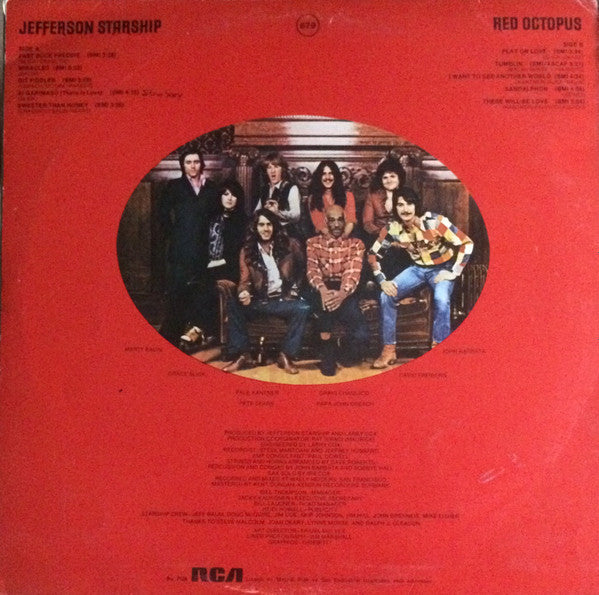 Jefferson Starship : Red Octopus (LP, Album)