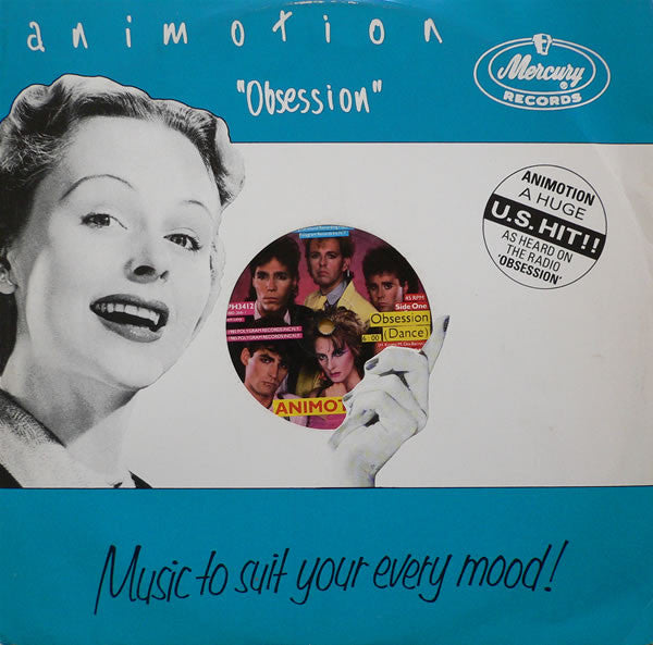 Animotion : Obsession (12", Single, Die)