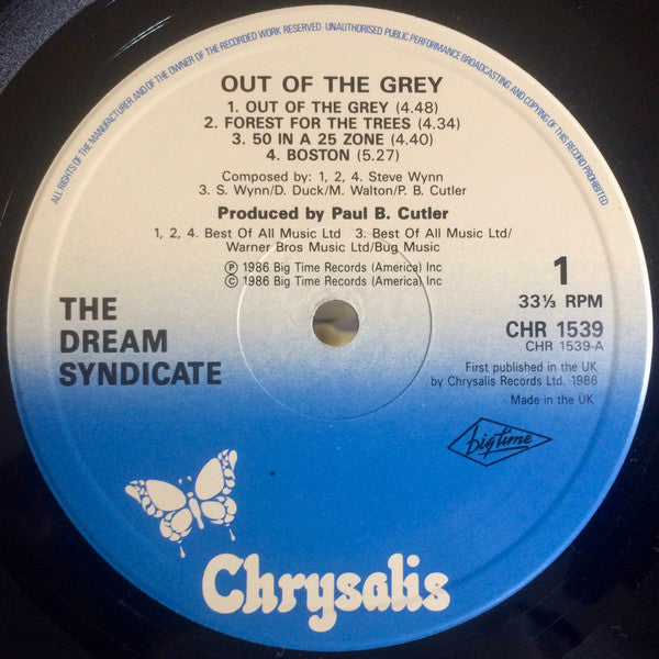 The Dream Syndicate : Out Of The Grey (LP, Album)