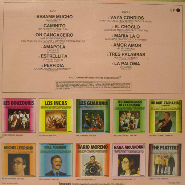 Trio Los Paraguayos : Los Paraguayos (LP, Comp, RE)