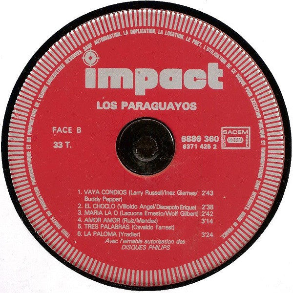 Trio Los Paraguayos : Los Paraguayos (LP, Comp, RE)