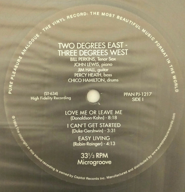 John Lewis (2), Percy Heath / Bill Perkins, Chico Hamilton, Jim Hall : Grand Encounter: 2° East - 3° West (LP, Album, Mono, RE, 180)