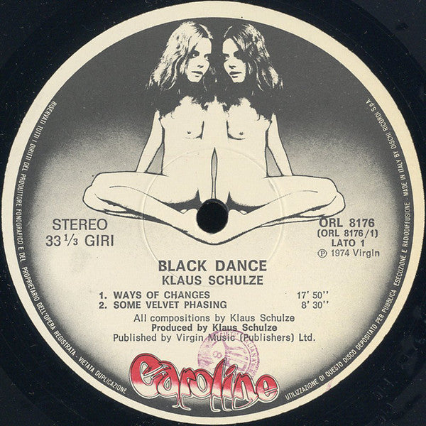 Klaus Schulze : Blackdance (LP, Album, RE)