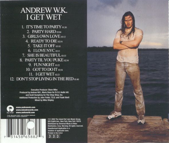 Andrew W.K. : I Get Wet (CD, Album)