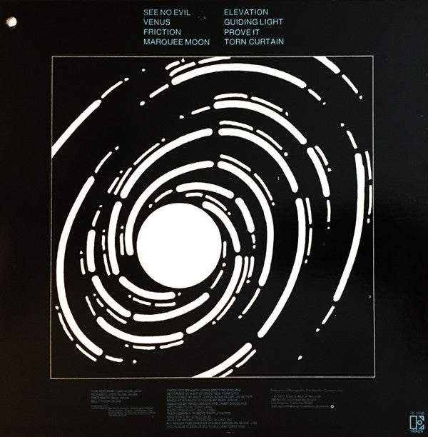 Television : Marquee Moon (LP, Album, San)