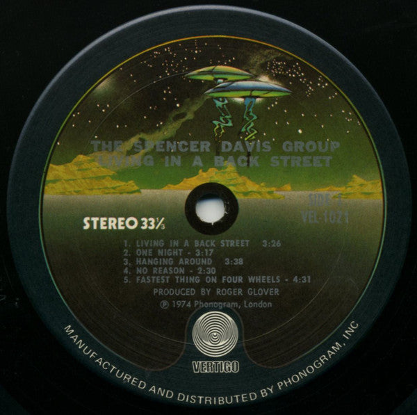 The Spencer Davis Group : Living In A Back Street (LP, Album)
