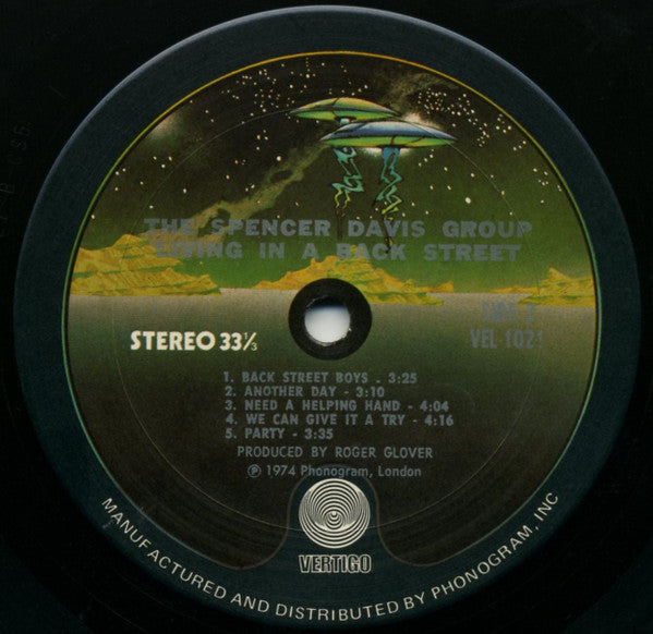 The Spencer Davis Group : Living In A Back Street (LP, Album)