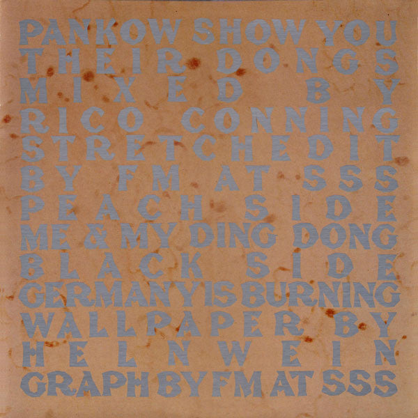 Pankow : Me & My Ding Dong (12")