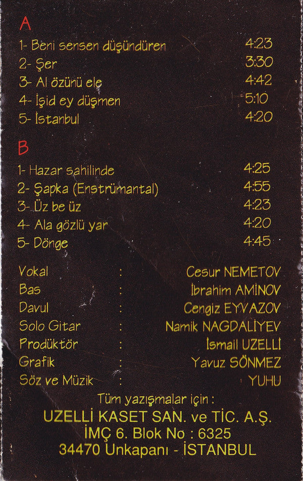 Yuhu : Hazar Sahilinde (Cass, Album)