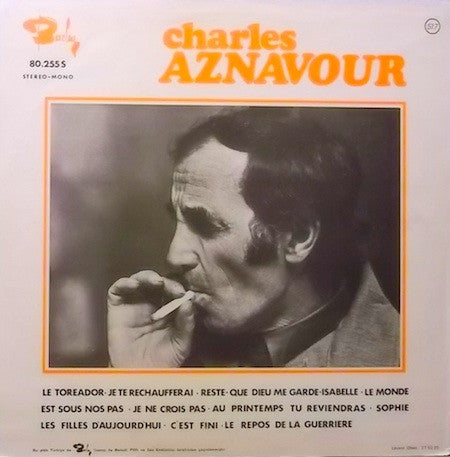 Charles Aznavour : Charles Aznavour (LP, Album)