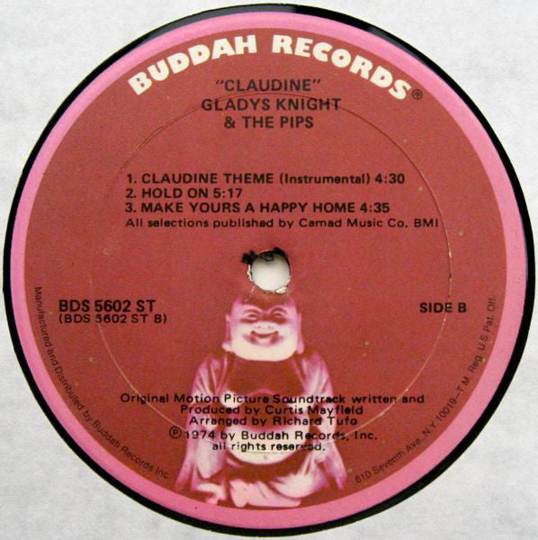 Gladys Knight And The Pips : Singing The Original Motion Picture Soundtrack / Claudine (LP, Album, Son)