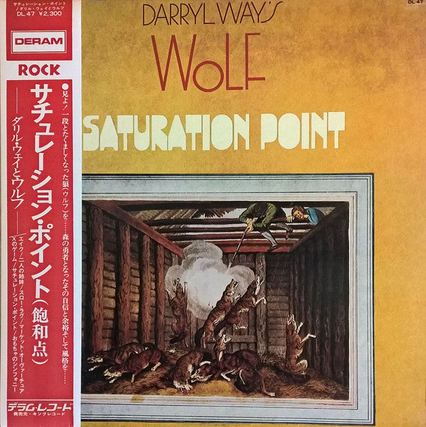 Darryl Way's Wolf : Saturation Point (LP, Album)