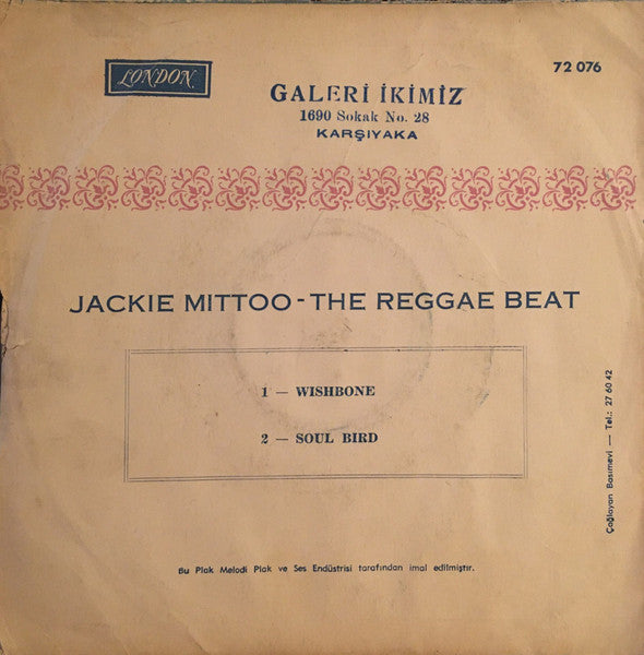 Jackie Mittoo : The Reggae Beat / Wishbone / Soul Bird (7", Single)