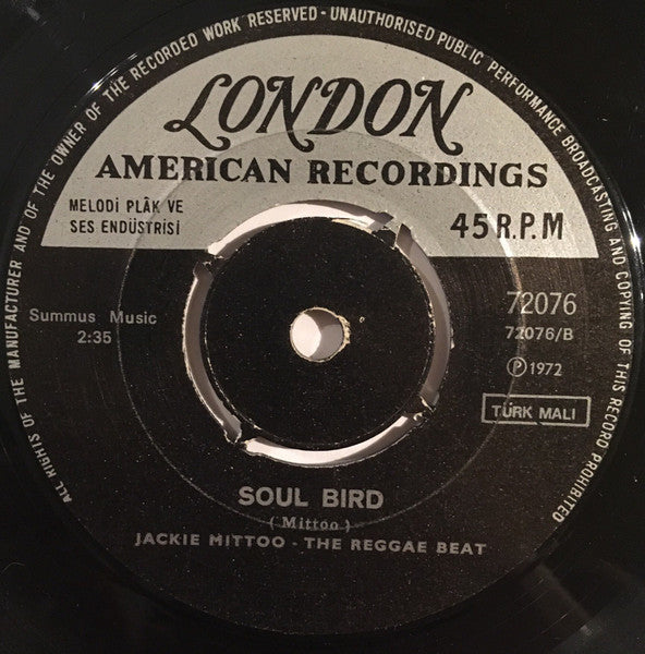Jackie Mittoo : The Reggae Beat / Wishbone / Soul Bird (7", Single)
