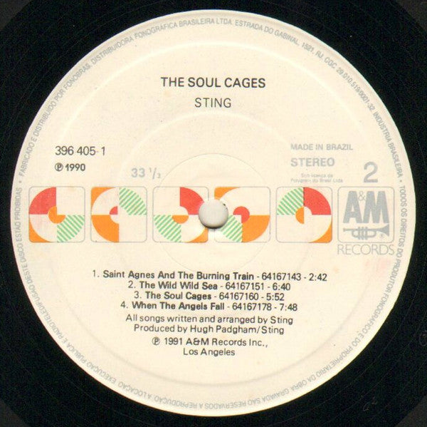Sting : The Soul Cages (LP, Album)