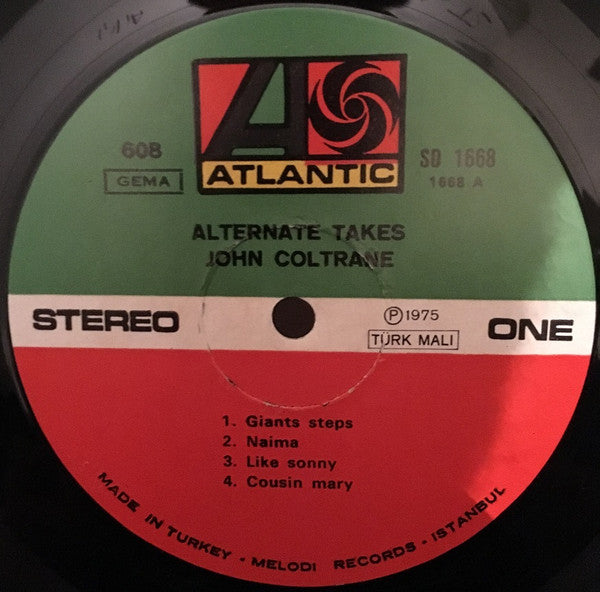 John Coltrane : Alternate Takes (LP, Album)