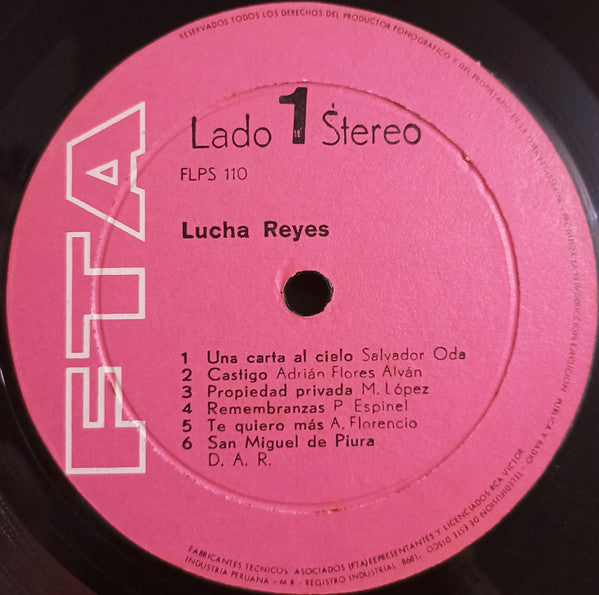Lucha Reyes : Una Carta Al Cielo (LP, Album)