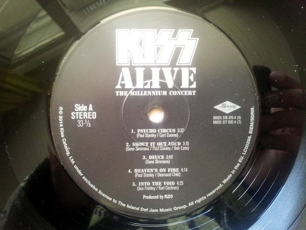 Kiss : Alive: The Millennium Concert (2xLP, Album, 180)
