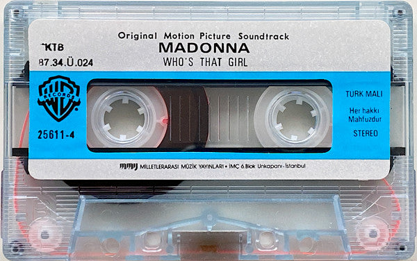 Madonna : Who's That Girl (Original Motion Picture Soundtrack) (Cass, Album)