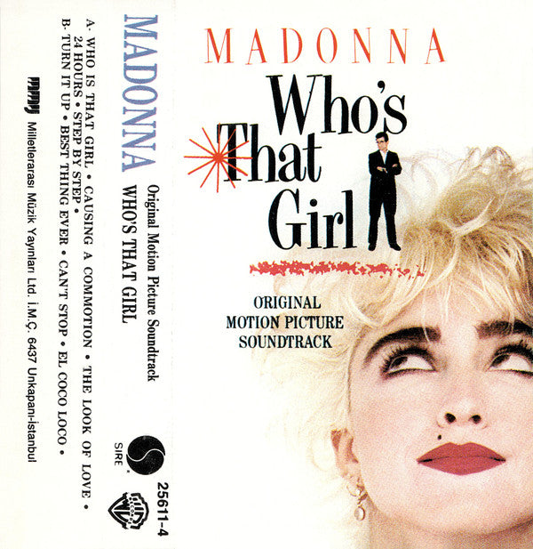 Madonna : Who's That Girl (Original Motion Picture Soundtrack) (Cass, Album)