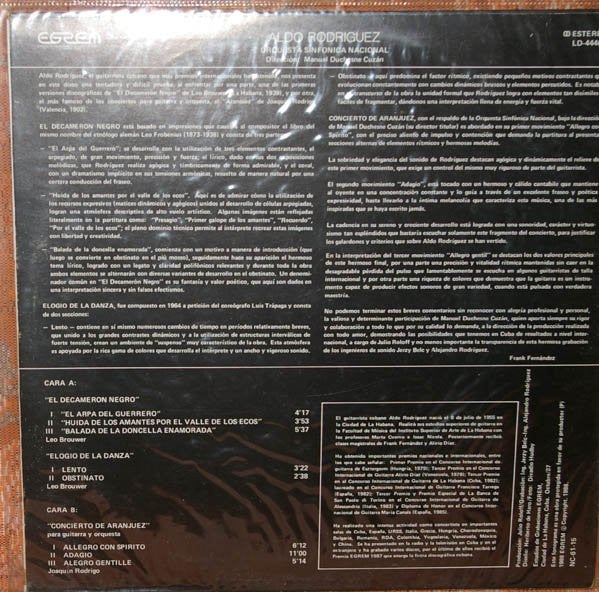Aldo Rodriguez : Orquesta Sinfonica Nacional (LP)