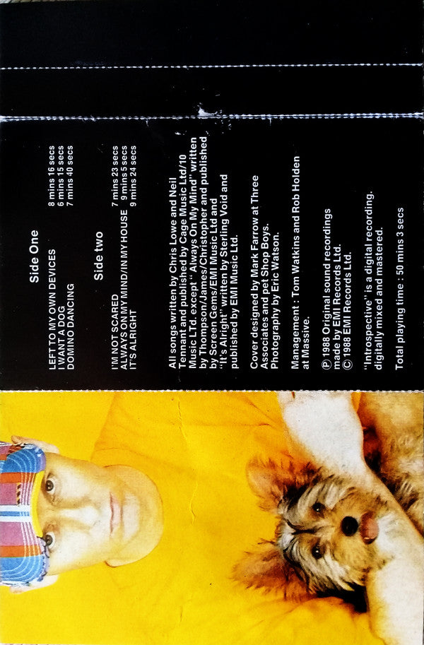 Pet Shop Boys : Introspective (Cass, Album)