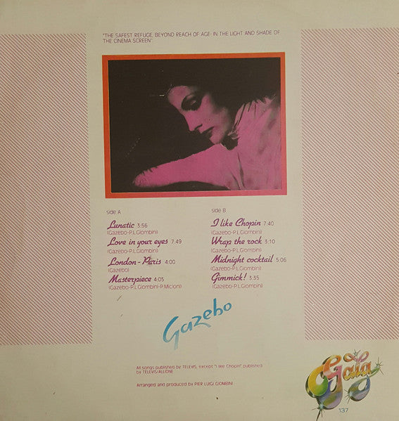 Gazebo : Gazebo (LP, Album)