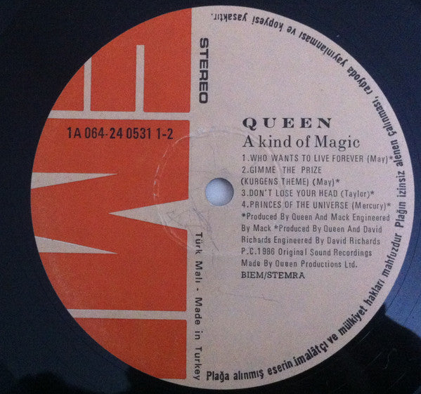 Queen : A Kind Of Magic (LP, Album)