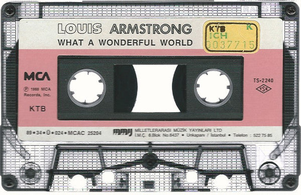 Louis Armstrong : What A Wonderful World (Cass, Album)