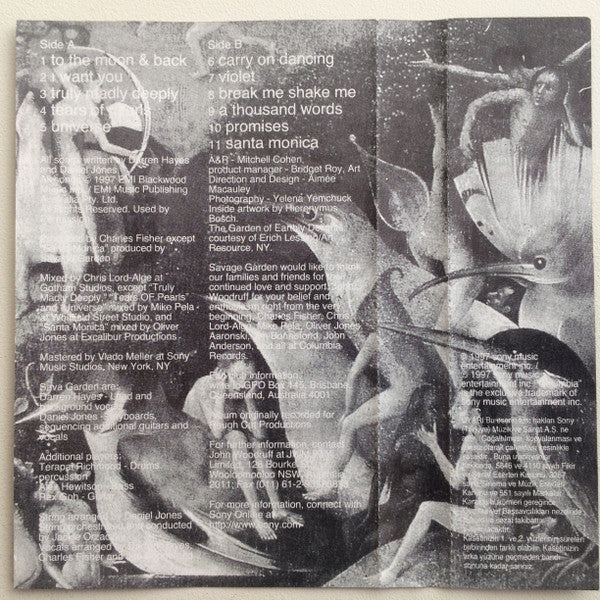 Savage Garden : Savage Garden (Cass, Album)