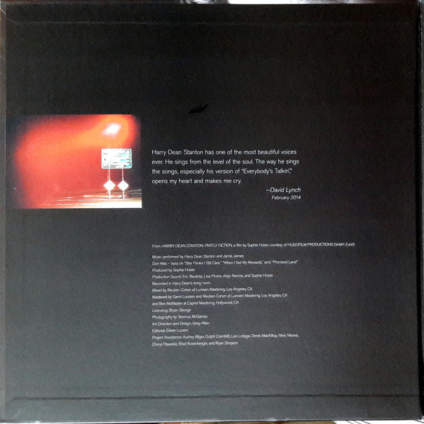 Harry Dean Stanton : Partly Fiction (LP, Album, Ora)