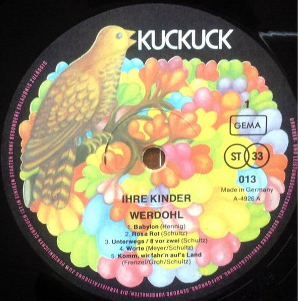 Ihre Kinder : Werdohl (LP, Album, RE)