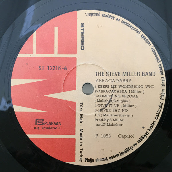 Steve Miller Band : Abracadabra (LP, Album)