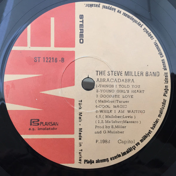Steve Miller Band : Abracadabra (LP, Album)