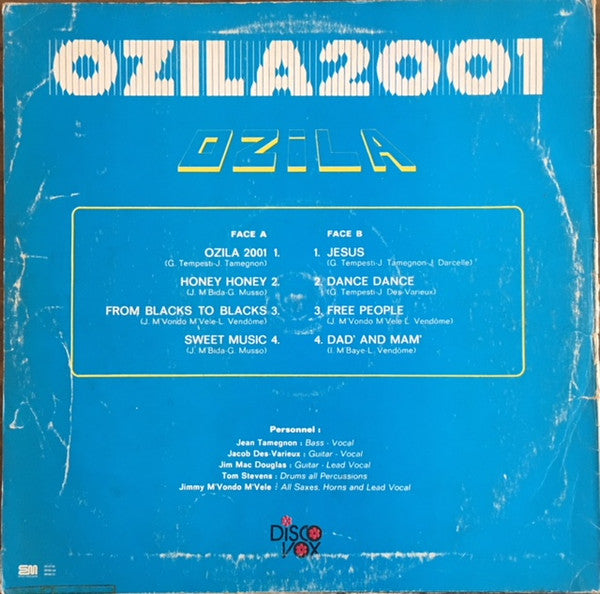 Ozila (2) : Ozila 2001 (LP, Album)