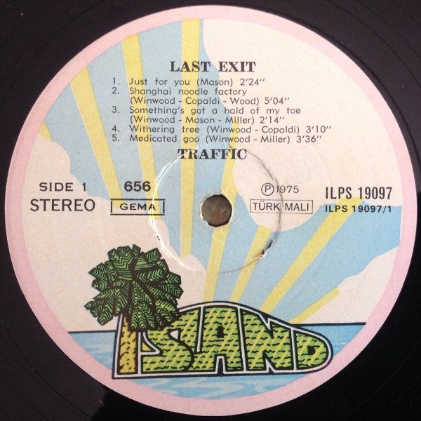Traffic : Last Exit (LP, Album, RE)