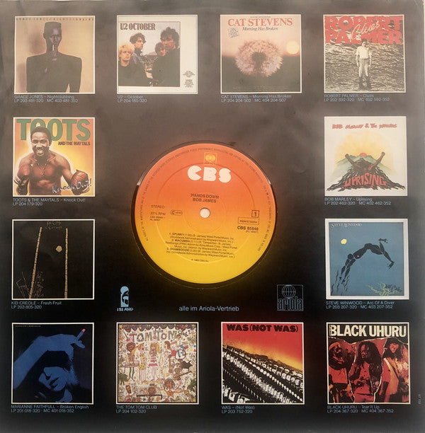 Bob James : Hands Down (LP, Album, Gat)