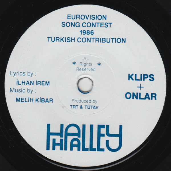 Klips + Onlar* : Halley (7", Single, Promo)
