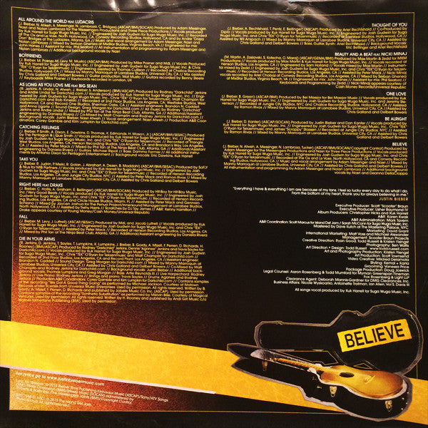 Justin Bieber : Believe (2xLP, Album, Ltd, Pic)