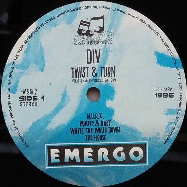 De Div : Twist & Turn (LP, Album)