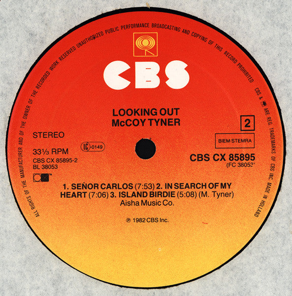 McCoy Tyner : Looking Out (LP, Album, CX )