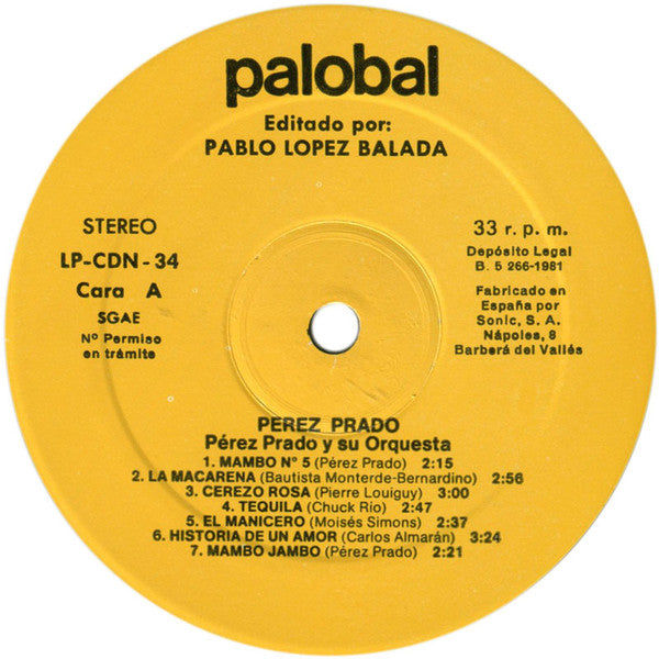 Perez Prado And His Orchestra : Pérez Prado (Super Deluxe) (LP, Comp)