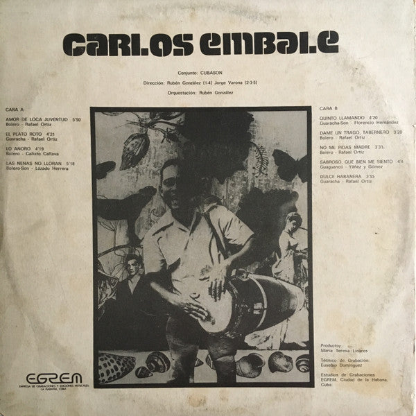 Carlos Embale : Carlos Embale (LP, Album)