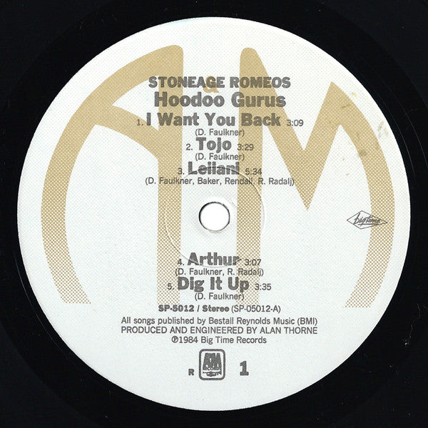 Hoodoo Gurus : Stoneage Romeos (LP, Album, R -)
