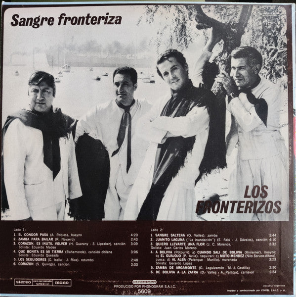 Los Fronterizos : Sangre Fronteriza (LP, Album)