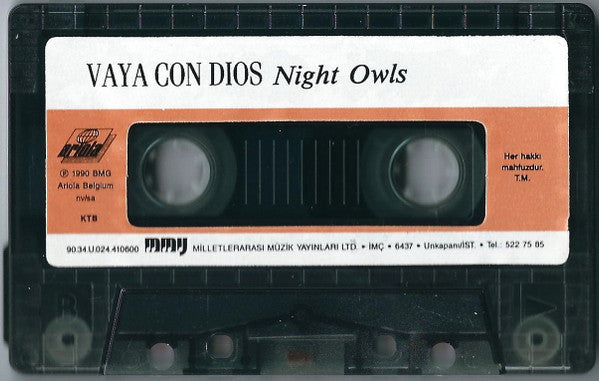 Vaya Con Dios : Night Owls (Cass, Album)