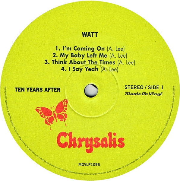 Ten Years After : Watt (LP, Album, RE, 180)